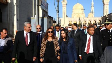 وزراء التنمية والأوقاف ومحافظ الغربية يتفقدون أعمال تطوير محيط مسجد السيد البدوي. 