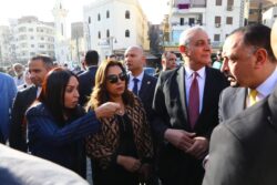 وزراء التنمية والأوقاف ومحافظ الغربية يتفقدون أعمال تطوير محيط مسجد السيد البدوي. 