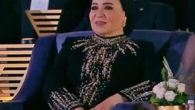 إنتصار السيسي ظهرت بإطلالة رائعة في حفل افتتاح المتحف المصري الكبير