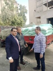 مديرية تموين الجيزة تضبط 6 أطنان دقيق بلدي مدعَّم و2.5 طن لحوم غير صالحة. 