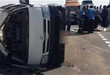 المنيا: السرعة الجنونية تقلب ميكروباص وتصيب 15 راكبًا بينهم أطفال