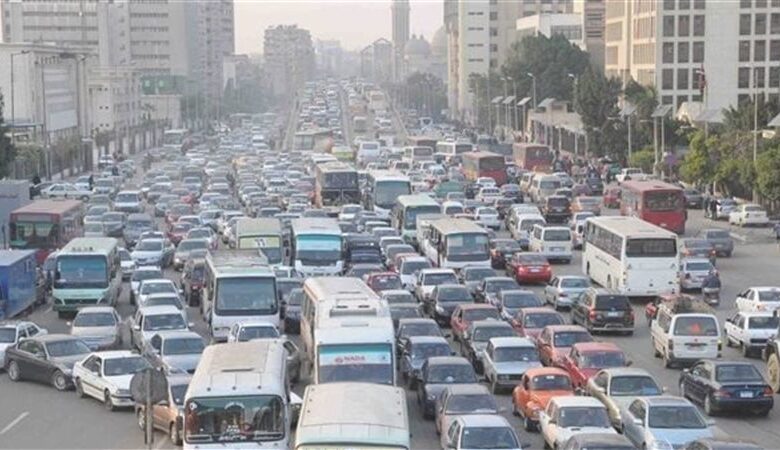 الجيزه والقاهره تشهد كثافات وزحام مروري
