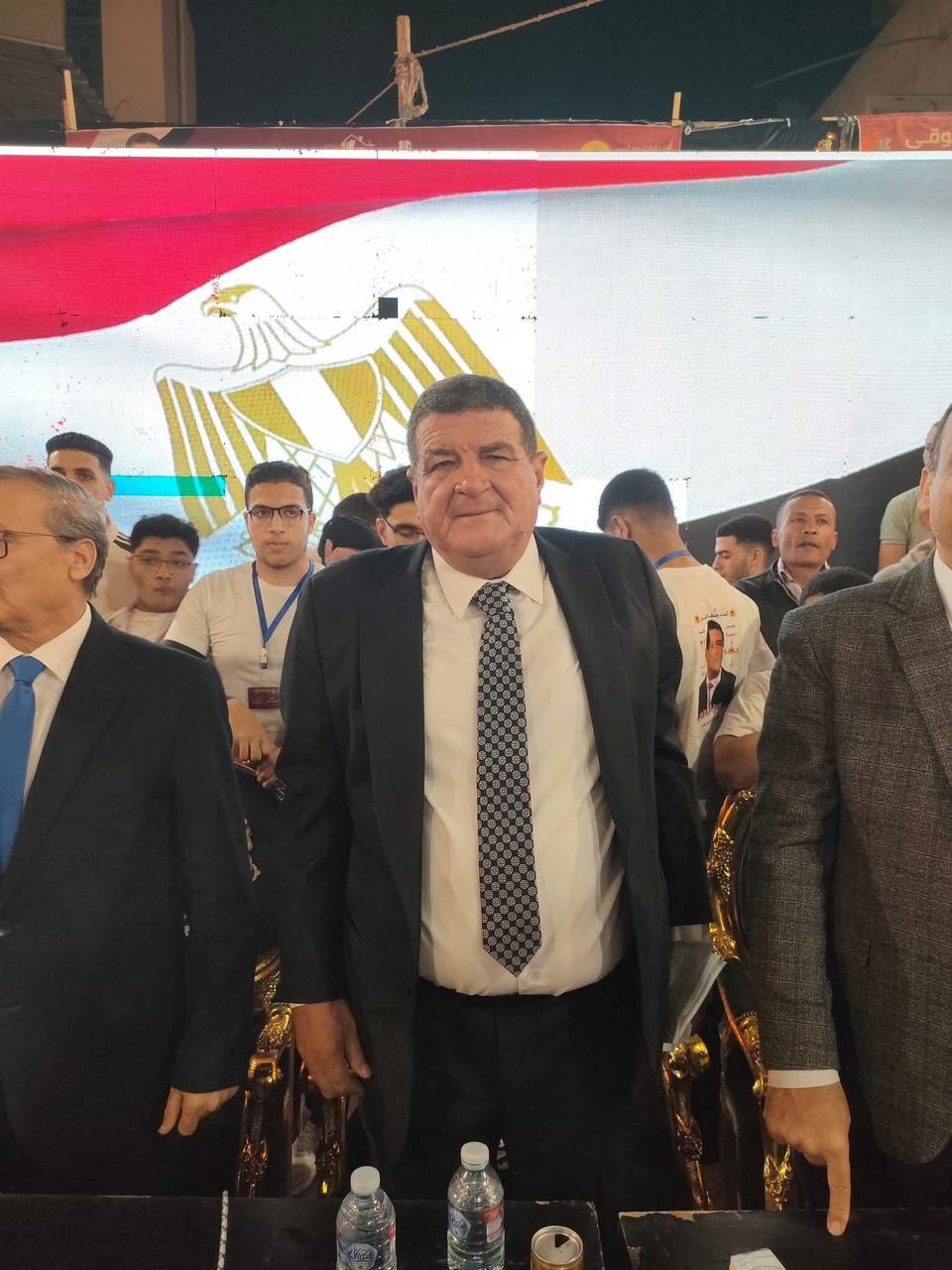 حملوه فوق الأعناق .. مسيرة حاشدة للواء محى الدين القطان مرشح كفر الشيخ