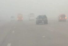  الشبورة المائية أغلقت طريق الإسكندرية القاهرة الصحراوي