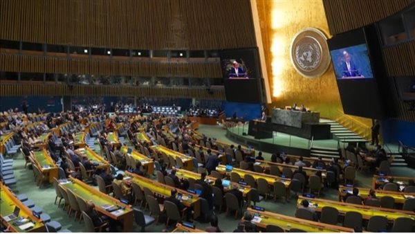 بأغلبية ساحقة مصر ترحب بإعتماد جمعية الأمم المتحدة قرارا بحق الشعب الفلسطيني في تقرير المصير