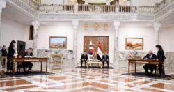 المتحدث الرئاسي ينشر صور استقبال ومباحثات الرئيس السيسي ونظيره الكوري