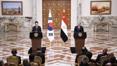 كلمة الرئيس السيسى خلال المؤتمر الصحفى مع الرئيس الكورى