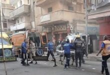 الإسكندرية إنقاذ مسنة وطفلتين بعد انهيار عقار قديم وإصابة 3 أشخاص