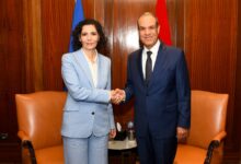 تفاصيل مباحثات وزير الخارجية ومفوضة الاتحاد الأوروبي لإدارة الأزمات