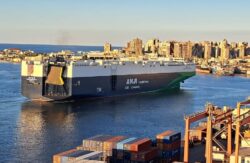 ميناء الإسكندرية يستقبل أكبر ناقلة سيارات بالعالم في أولى رحلاتها بالمتوسط