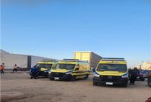 كفر الشيخ8 تلاميذ ومشرفة مدرسية يصابون في تصادم توك توك 