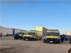 كفر الشيخ8 تلاميذ ومشرفة مدرسية يصابون في تصادم توك توك