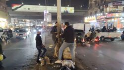 محافظة الجيزة تشن حملاتها علي الفريزة والنباشين وعربات الكارو والتروسيكلات بشارع فيصل