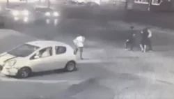 المقطم حاد-ث سيارة طائشة تدهست 3 طلاب جامعيين