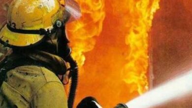 الحماية المدنية تسيطر على حريق في مخزن خردة بشركة في 6 أكتوبر