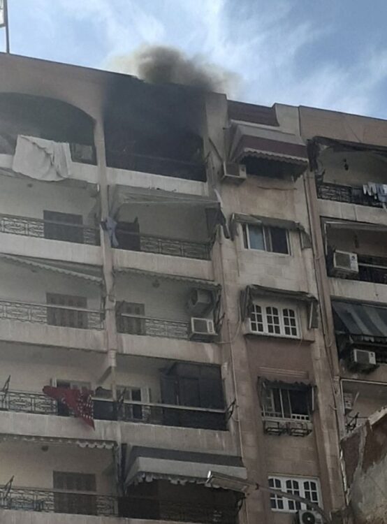 السيطرة على حريق في برج سكني بحي العرب ببورسعيد دون إصابات