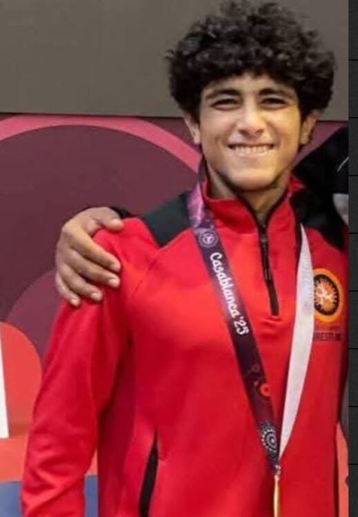 أبطال كفر الشيخ يعتلون منصات المصارعة