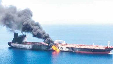 البحر الأسود يشهد حريق على متن ناقلة نفط "فيرات"
