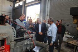 رئيس شركة الصرف الصحي بالإسكندرية يتفقد الإدارة العامة للتصنيع ويشيد بجهودها