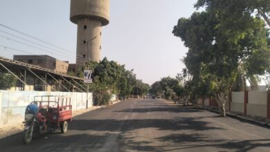 الانتهاء من رصف طريق جرجا العسيرات المنشاة بطول 6 كيلو متر