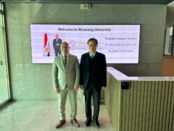 رئيس جامعة سوهاج يشهد لقاء الرئيس الكوري الجنوبي بجامعة القاهرة