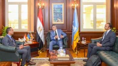 محافظ الإسكندرية يستقبل مدير مكتب برنامج الأمم المتحدة للمستوطنات البشرية