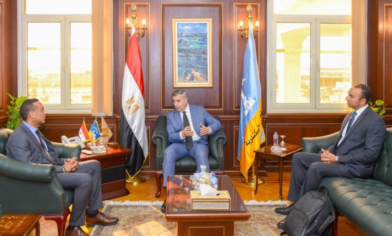 محافظ الإسكندرية يستقبل مدير مكتب برنامج الأمم المتحدة للمستوطنات البشرية
