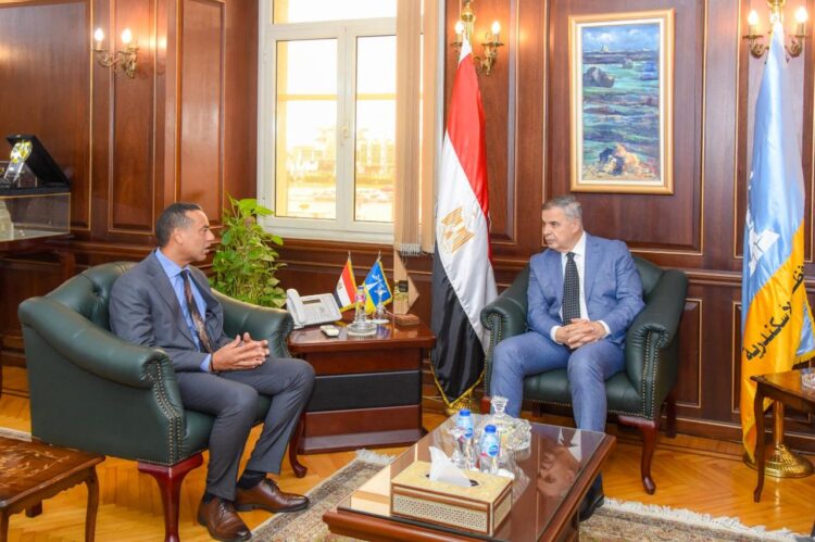 محافظ الإسكندرية يستقبل مدير مكتب برنامج الأمم المتحدة للمستوطنات البشرية