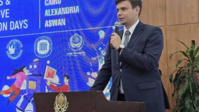 مدير البيت الروسي بالإسكندرية يفتتح أسبوع الروبوتكس