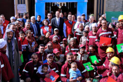 محافظ سوهاج يشهد احتفالية نادي روتاري جنوب الوادي لتكريم عمال النظافة