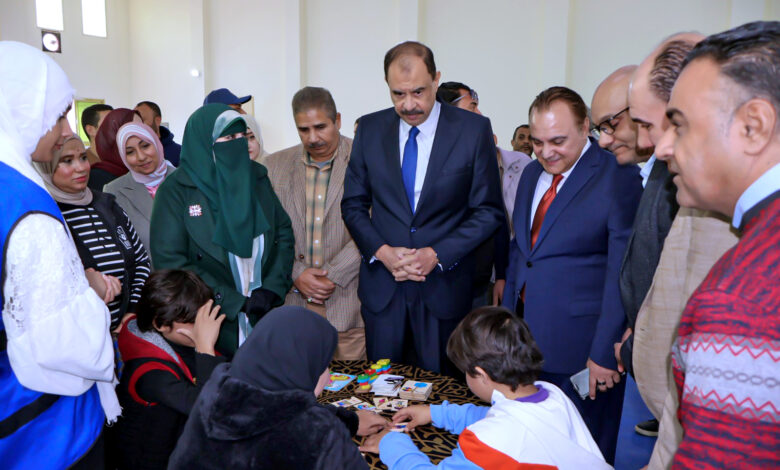 محافظ سوهاج يفتتح تطوير ورفع كفاءة نادي الإيمان لذوي الإعاقة