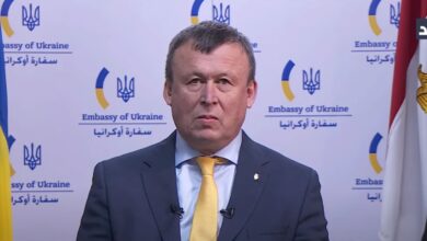 سفير أوكرانيا بالقاهرة تقدير جهود بلاده لدور مصر