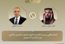 وزيرا خارجية مصر والسعودية يؤكدان أهمية وقف إطلاق النار في غزة