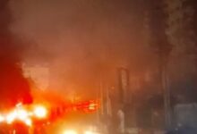 حريق يلتهم مكتبة حديقة الطفل بالزقازيق