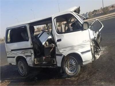 انقلاب ميكروباص بطريق الإسكندرية الصحراوي وإصابة 7 أشخاص
