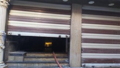 مديرية العمل تكشف تفاصيل حريق سوق الخواجات بالمنصورة