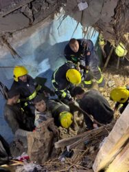 مصرع سيدة وإصابة شخصين وإنقاذ طفل إثر انهيار جزئى لمنزل بمنشأة ناصر