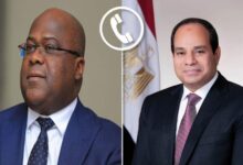 تلقى الرئيس السيسي اتصالاً من رئيس الكونغو الديمقراطية ويؤكد دعم مصر لاتفاق السلام 