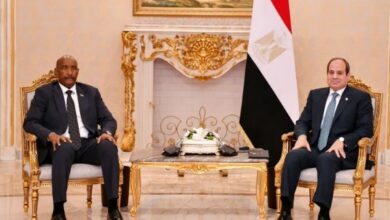 الرئيس السيسي يؤكد للبرهان ثوابت الموقف المصري الداعم لوحدة السودان