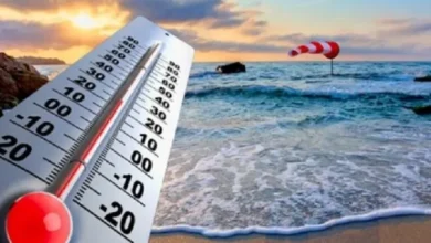 حاله الطقس غدا الاثنين 22 / ديسمبر/ 2025 في مدن ومحافظات مصر.