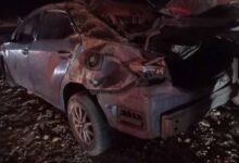 عقب انتهاء التصويت إصابة مستشارة وموظفين فى حادث تصادم بصحراوى قنا