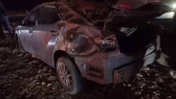 عقب انتهاء التصويت إصابة مستشارة وموظفين فى حادث تصادم بصحراوى قنا