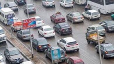 نشرة مرور الثلاثاء كثافات متحركة بالقاهرة والجيزة
