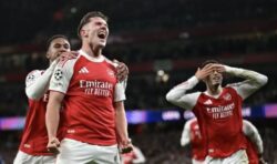 تشكيل آرسنال أمام برينتفورد اليوم في الدوري الإنجليزي