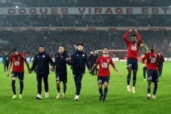 ليل يفوز علي مارسيليا ويعزز موقعه في الدوري الفرنسي لكرة القدم