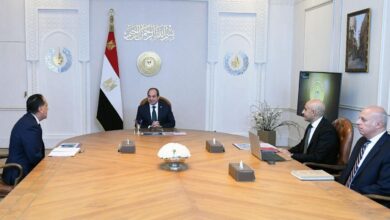 الرئيس السيسي إجتمع اليوم مع مدبولي محمد عبد اللطيف