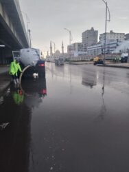 محافظ الإسكندرية: الأجهزة التنفيذية تواصل جهودها للتعامل مع حالة عدم الاستقرار في الأحوال الجوية