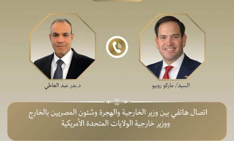 وزيرا الخارجية المصرى والأمريكي يبحثان فى إتصال هاتفى سبل دعم الشراكة الاستراتيجية المصرية الأمريكية