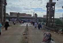 استمرار متابعه رفع الإشغالات المتعدية على حرم الطريق بقطاع مدينة بنها.