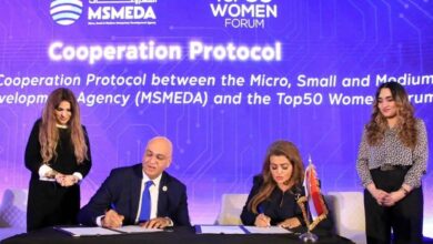  جهاز تنمية المشروعات ومنتدى الخمسين يوقعان بروتوكولًا للتعاون لنشر فكر العمل الحر.